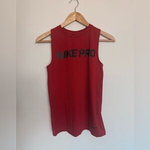 Nike Red Dri-FIT XS Top